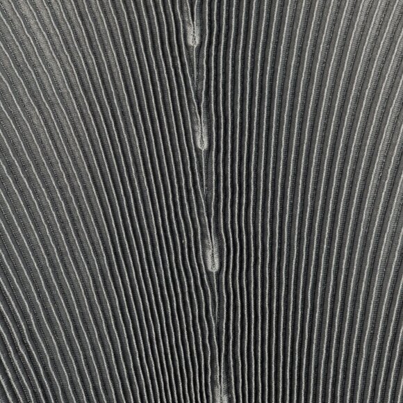 Issey Miyake Metallic Silver Pleated Sleeveless Maxi Dress - Picture 5 of 8